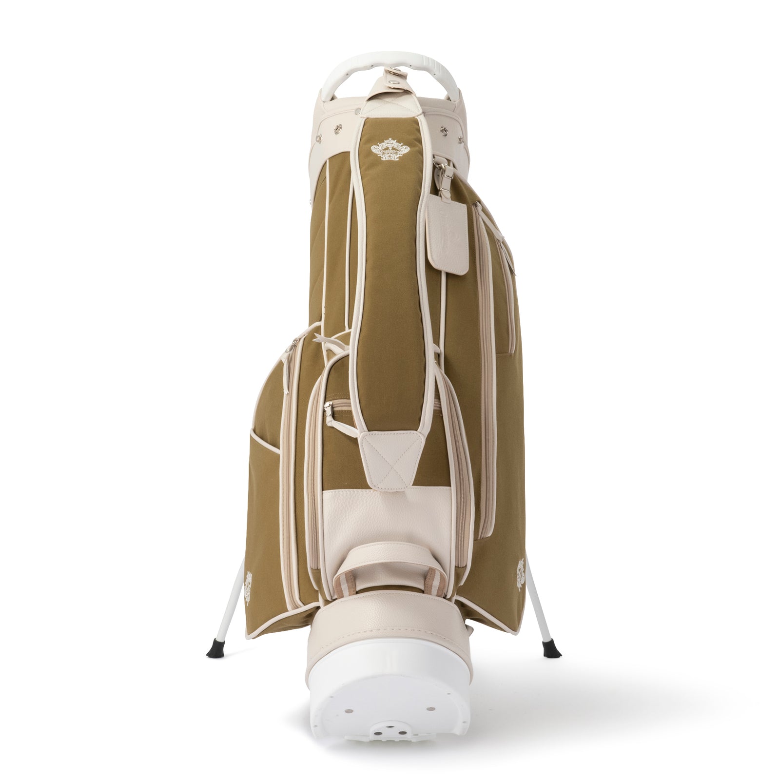 新品未使用☆キャディバッグ Munsingwear 合皮素材フラッグ飛び柄キャディバッグ（レディース