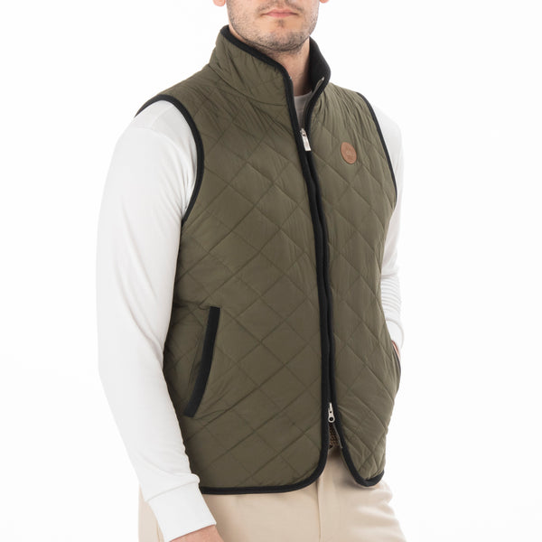 【⠀値下げ交渉可能】DIESEL オリーブ色 XL キルティングベスト Orcival オリーブグリーン キルティング ベスト サイズ4 - メルカリ